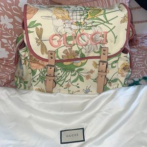 Gucci Floral Diaper Bag